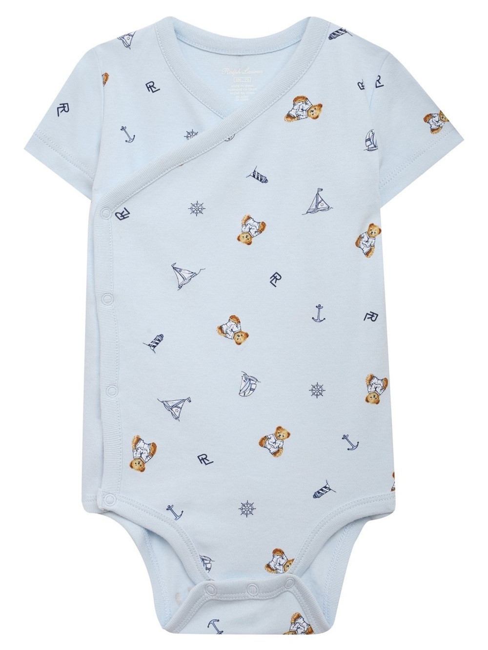 Ralph Lauren baby kimono-style bodysuit in size 9 months